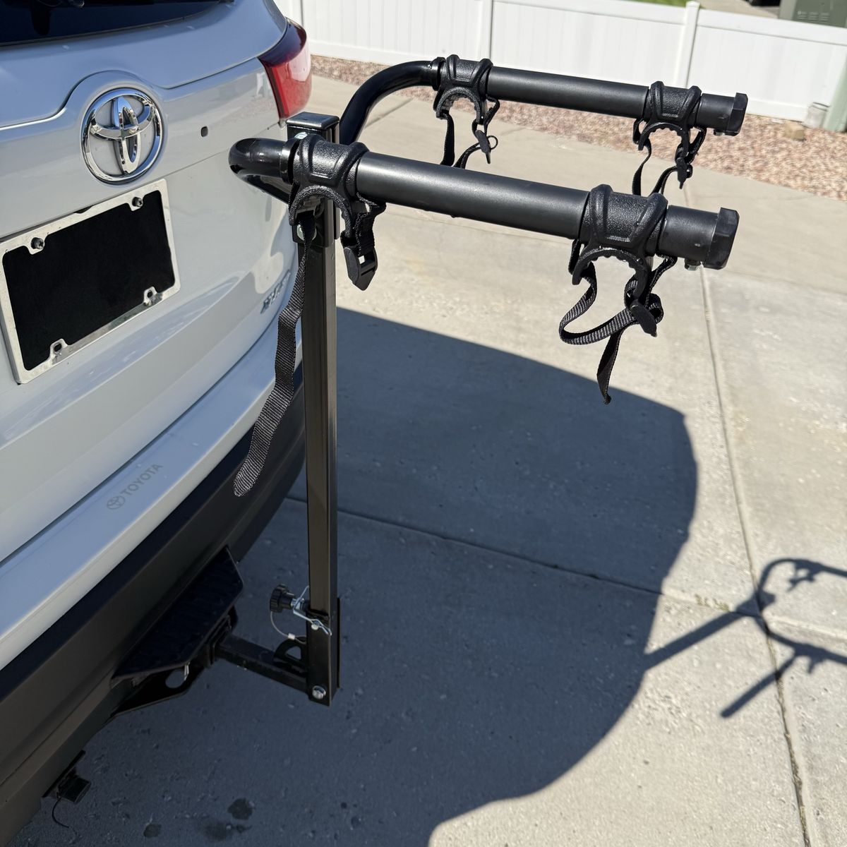 Hitch Mount 2-Bike Carrier Rack with Tilting/Folding Feature