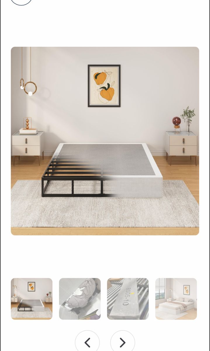 King size metal box spring