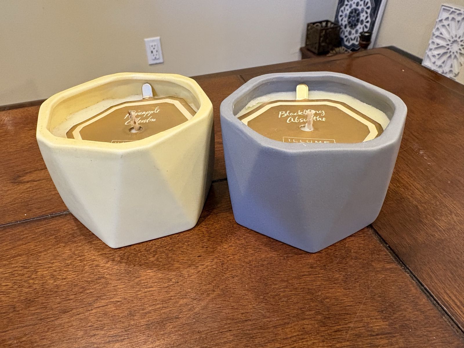 New Illume Candles in Geometric Ceramic Jars - 2 available