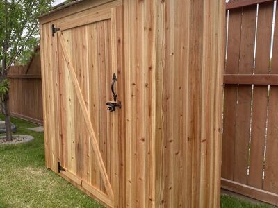 New Solid Wood Storage Shed