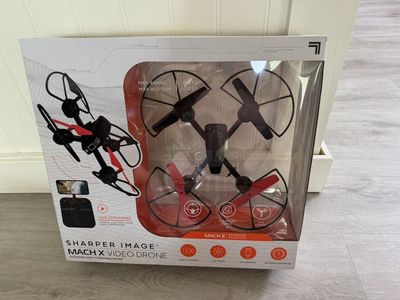 NEW Sharper Image Mach X Video Drone