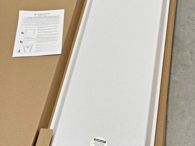 Lithonia Lighting 1-1/3 ft x 4 ft Dropped White Acrylic Diffuser Lens