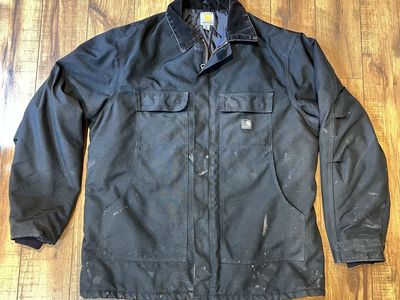 Carhartt Jacket Men’s XL Tall Black Yukon Arctic Extremes C55 BLK Work Workwear Coat
