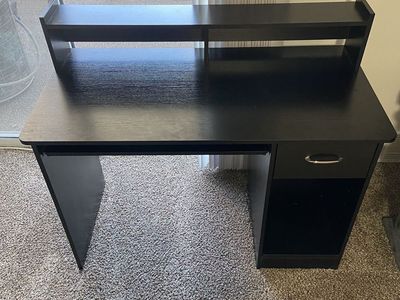 Black desk for sale