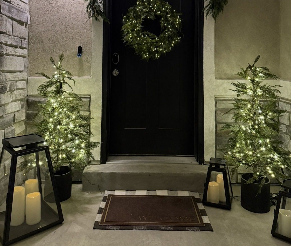 Porch lanterns-Crate and Barrel