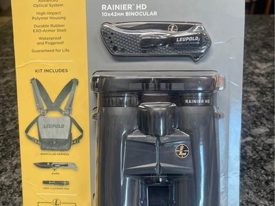 New unopened Leopold 10-42 binoculars package