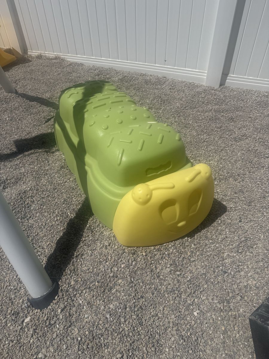 Kids sandbox/ outdoor toy box caterpillar
