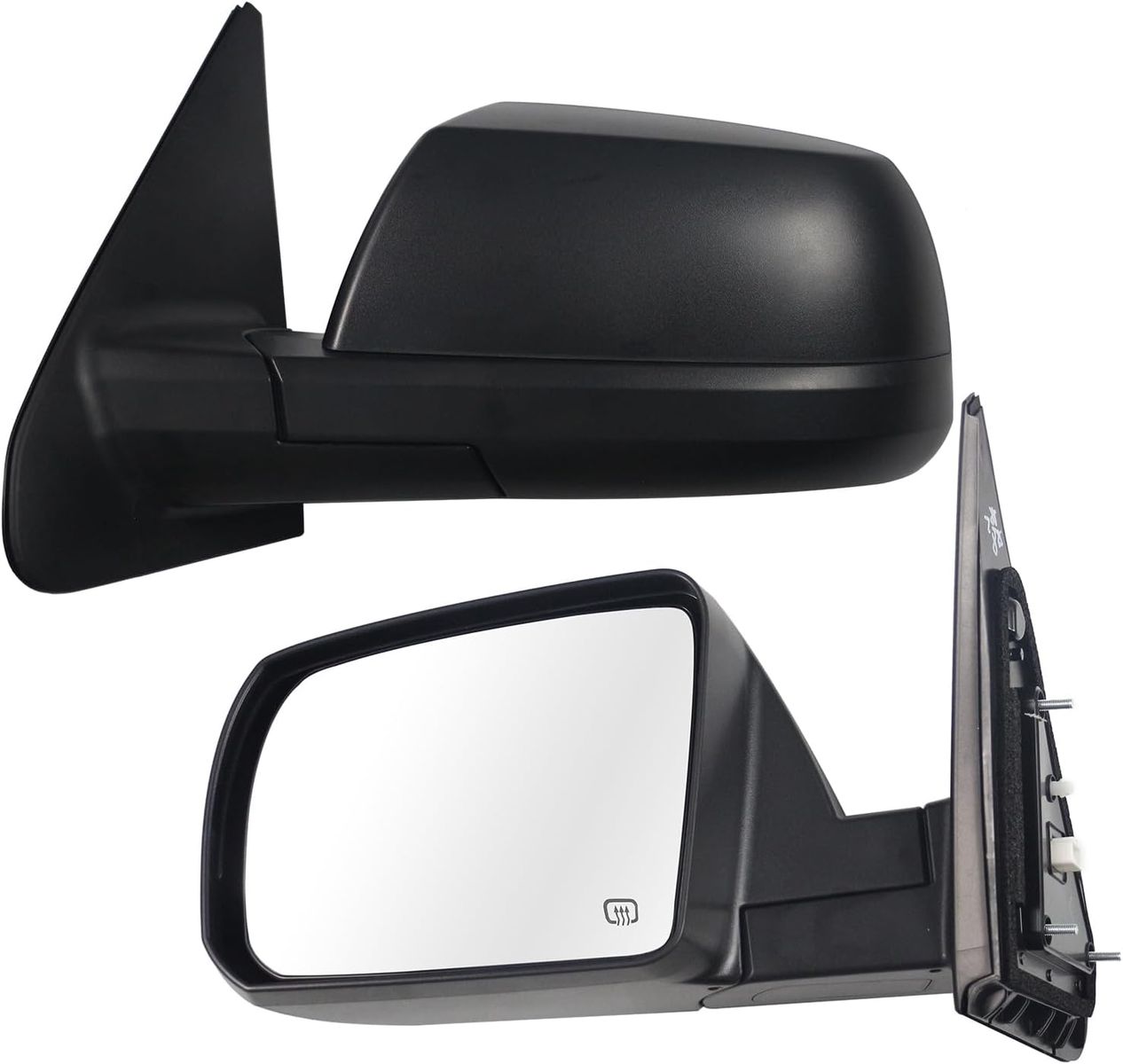 2007-2013 Toyota Tundra, 2008-2013 Sequoia Driver/Left Side 5 Pin Black Mirror