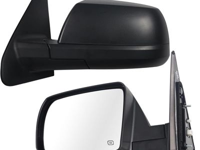 2007-2013 Toyota Tundra, 2008-2013 Sequoia Driver/Left Side 5 Pin Black Mirror