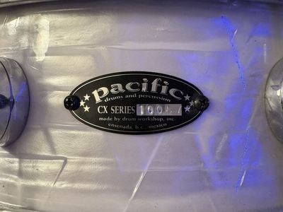 Pacific Drums & Percussion CX Series Snare Drum - White Marine Pearl PDP DW 5x14”