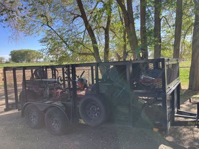 Tandem Trailer Big Tex 70lr w/ 4ft sides