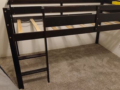 Wood Loft Bed, Twin