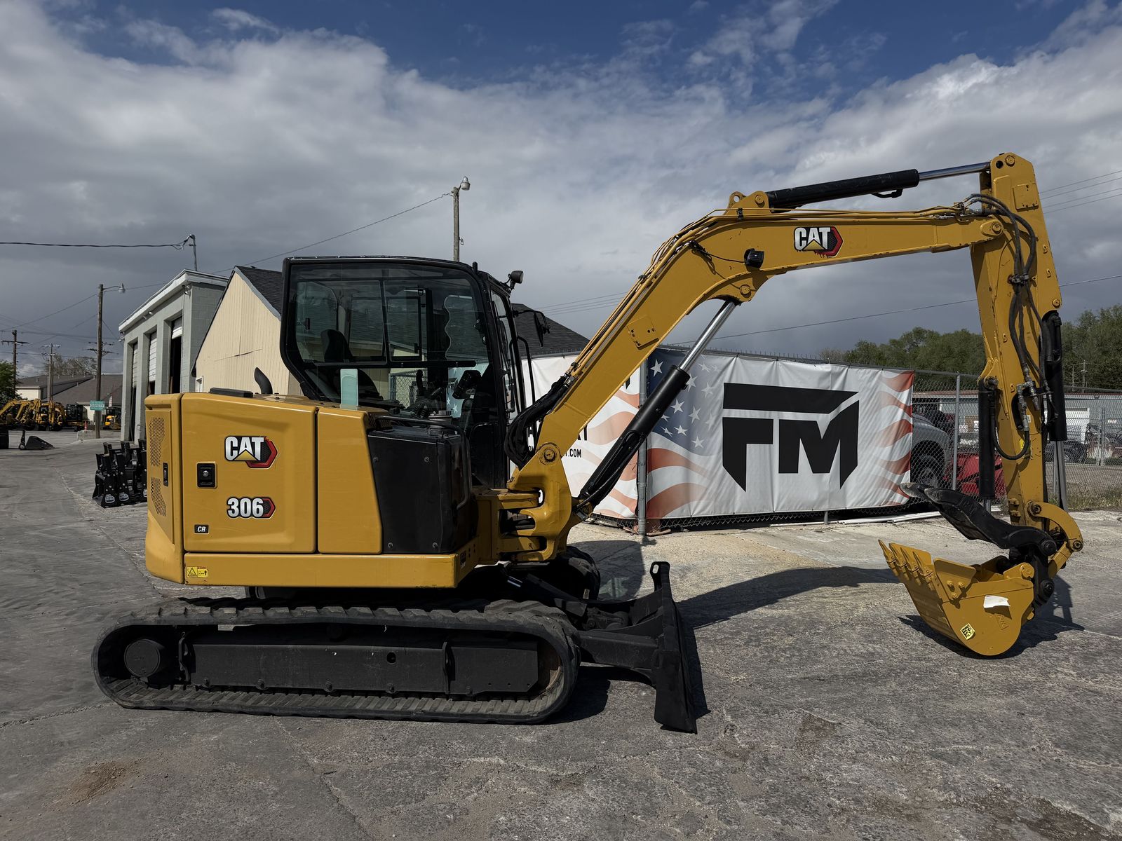 2021 Cat 306 CR Mini Excavator Tractor Ready To Work