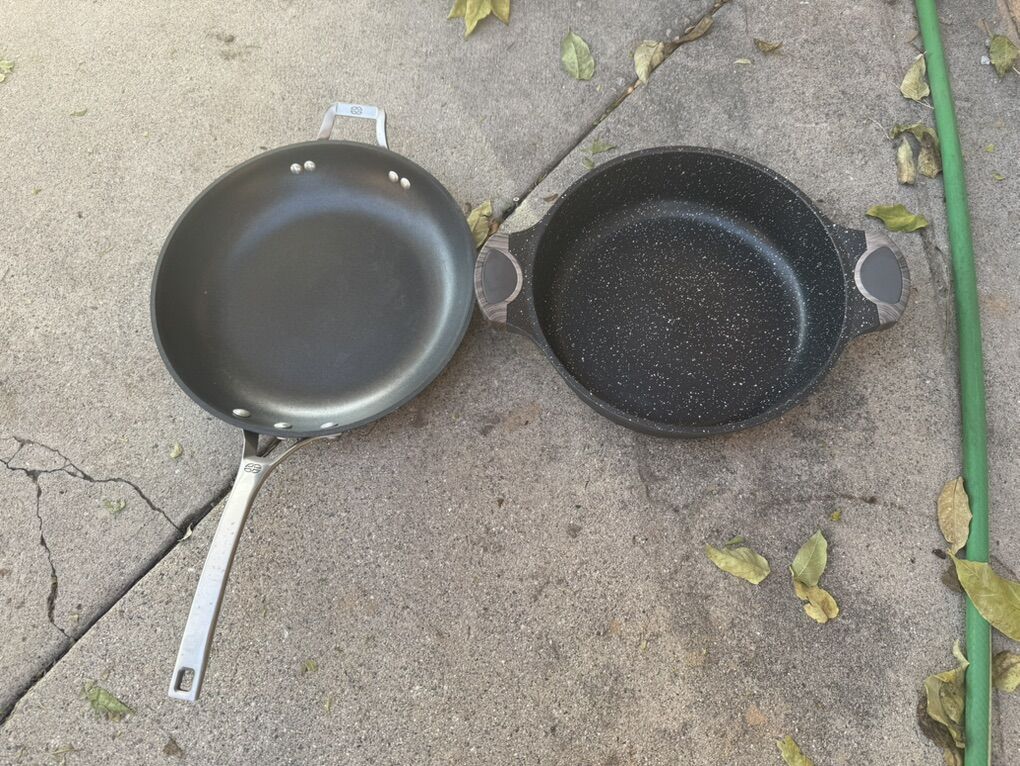 Skillet frying Pan and Casserrole Dish 11 /12.5