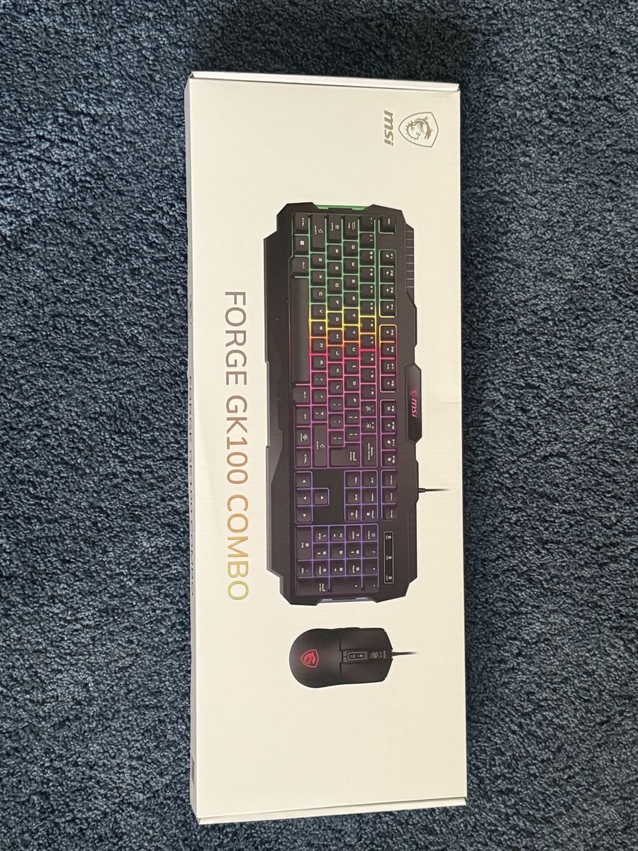 MSI Forge GK100 Combo Mouse + Keyboard