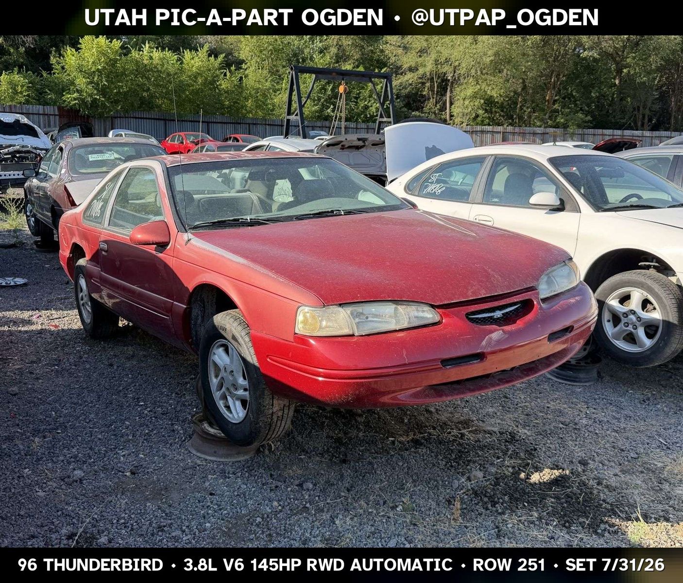 Just In! 1996 Ford Thunderbird Parts - UTPAP Ogden
