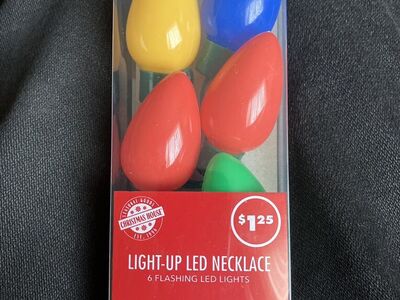 New 6 LED Light Up Necklace Wall Hanger Or ?