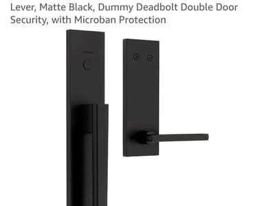 Kwikset Caerus front door handle and lock
