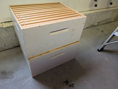 Honey super X 2 bee feed and queen excluder $80.00