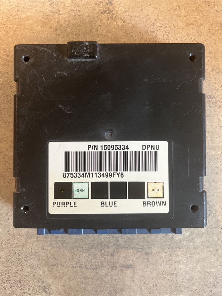 2002 Chevy Silverado Sierra Body Control Module