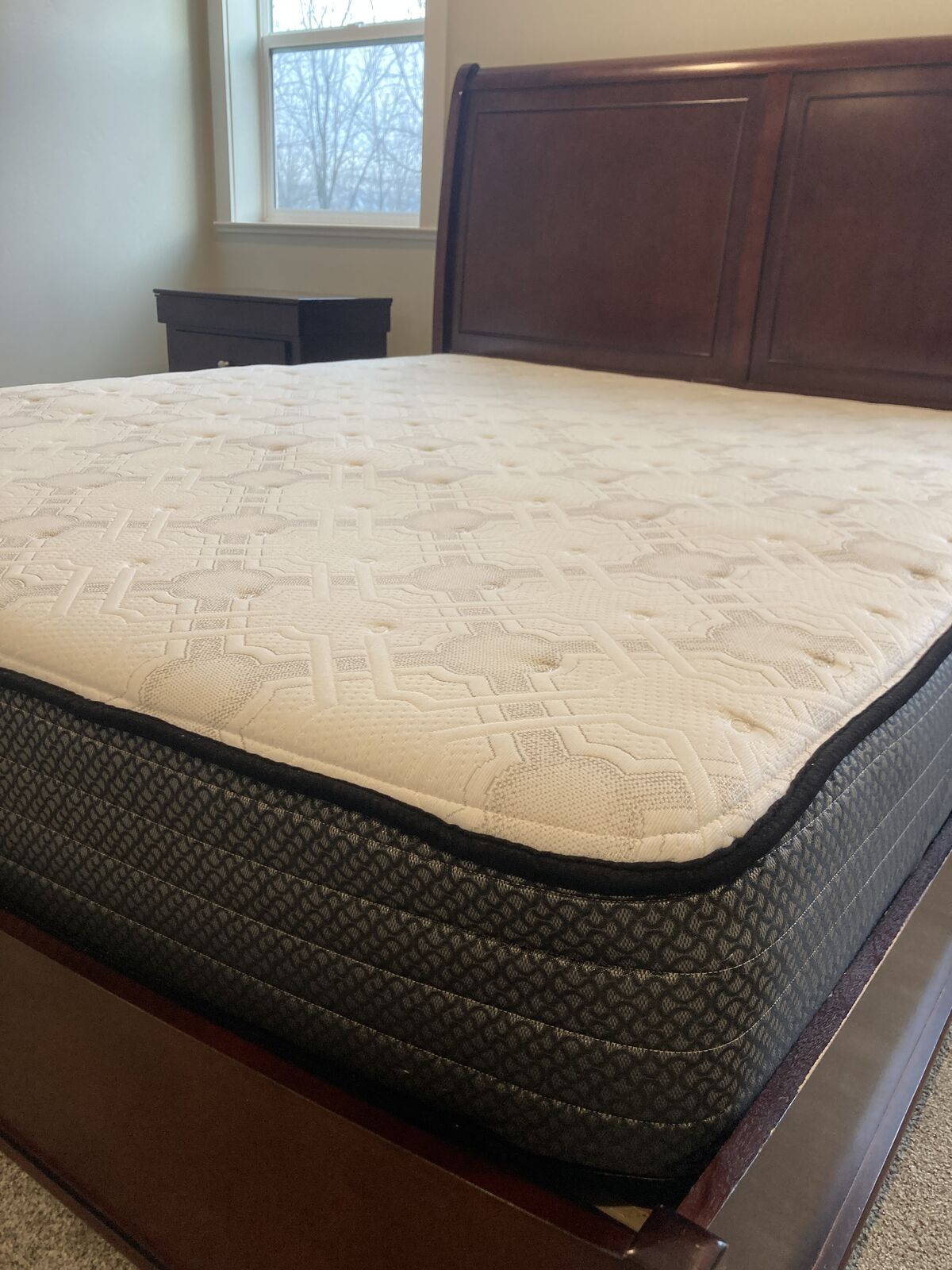 Cal King Frame and Mattress