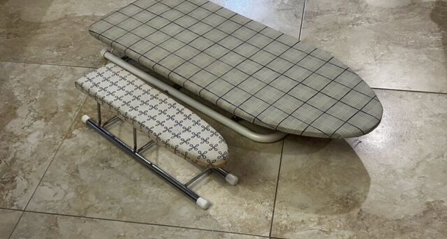 Vintage tabletop Small ironing Boards Seamstress Sleeve