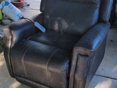 Dark Brown Electric Power Lift Recliner Chair with Remote