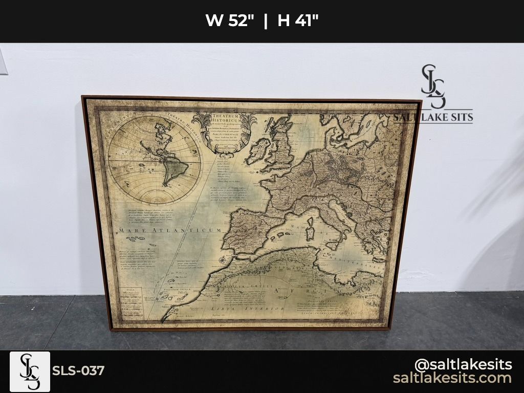 World Map Wall Art Picture