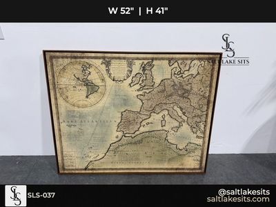 World Map Wall Art Picture
