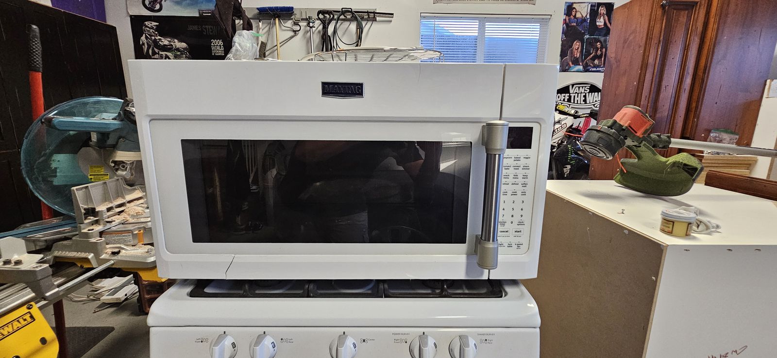 Maytag micro/hood/convection oven