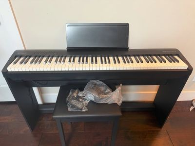 Roland FRP Nuvola Digital Piano Bundle w/ Stand, Bench, headphone, and 3-pedals.