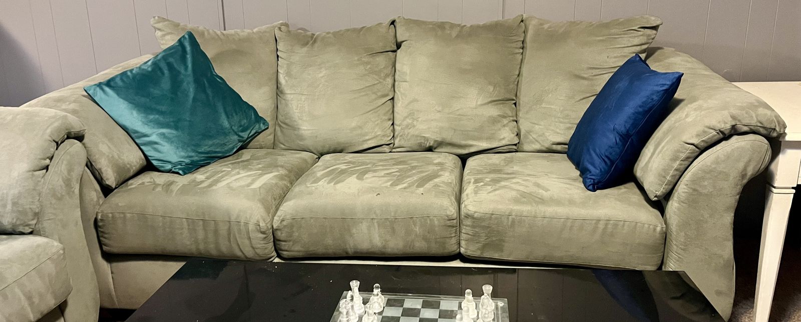 Sofa and loveseat