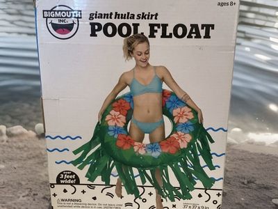 BigMouth Inc. Giant Hula Skirt Pool Float - Over 3 Feet Wide! Fun Summer Inflatable — NIB