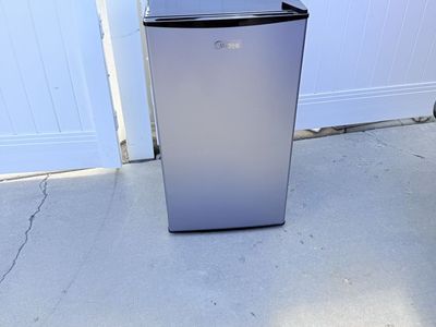 Midea Compact Mini Refrigerator - Stainless Steel Finish