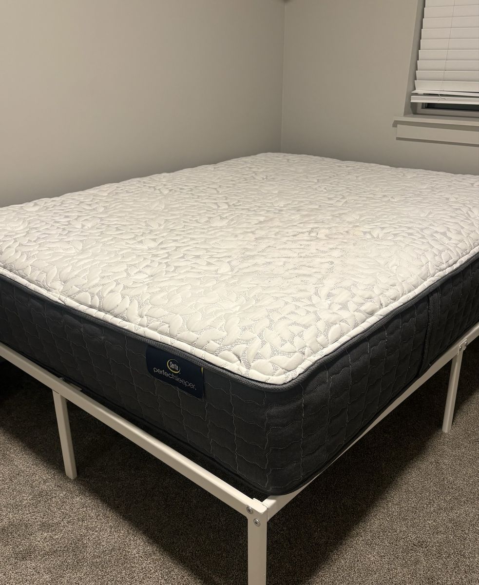 Queen Mattress and Frame