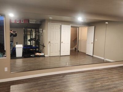 home/gym/studio mirrors installed