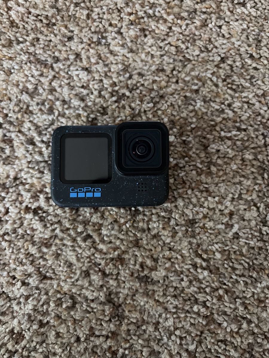 GoPro 12 Black with 3 batteries/accessories