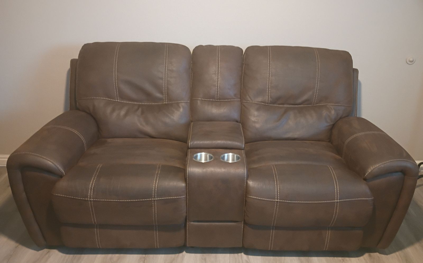Dual Reclining Loveseat with Console - Great Condition!