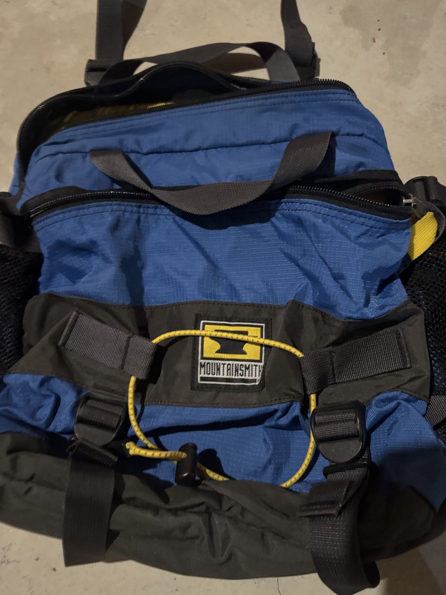 Mountainsmith Outdoor Lumbar Waist Pack Backpack Blue and Black