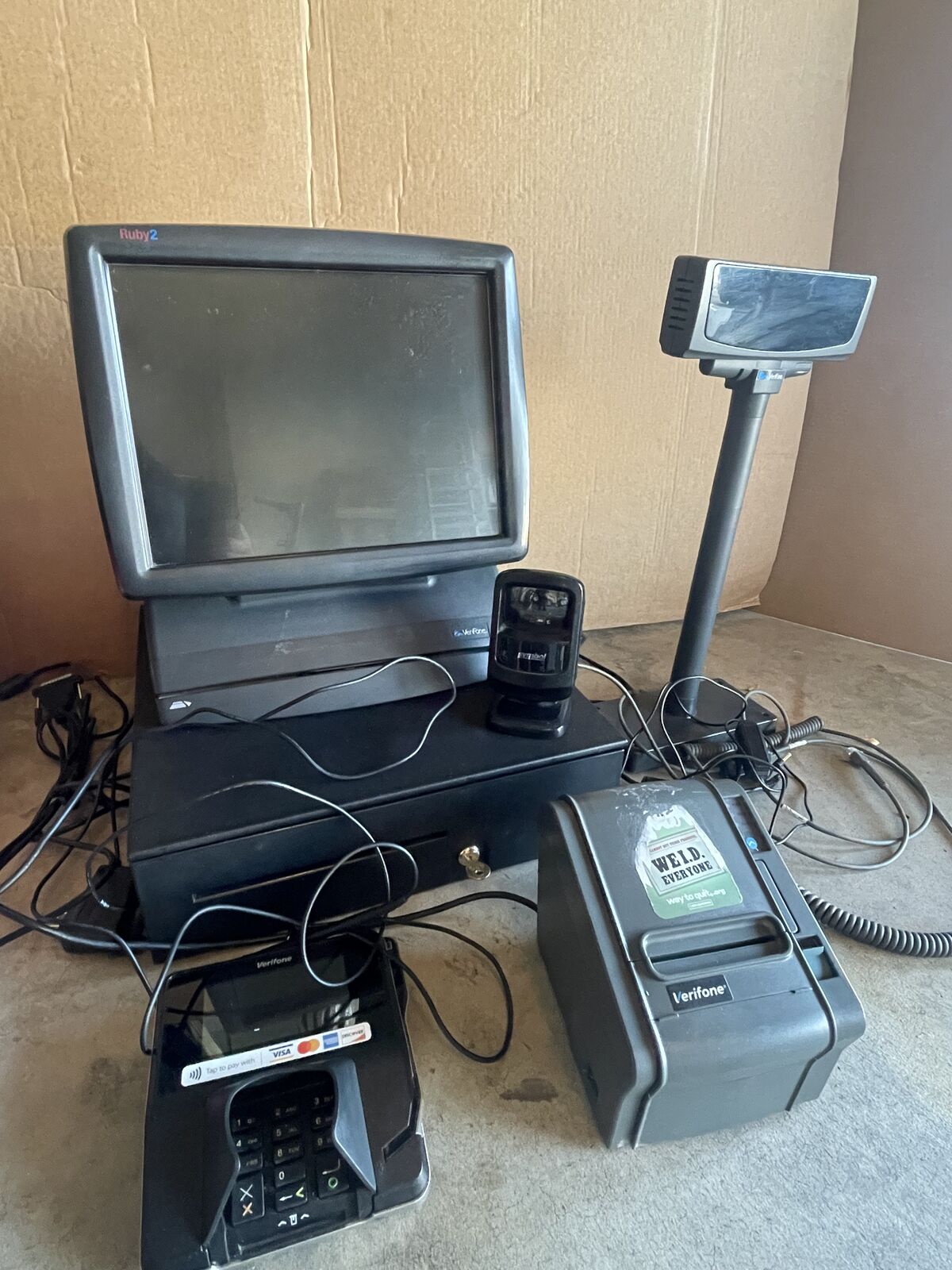 Verifone Ruby2 point of sale system