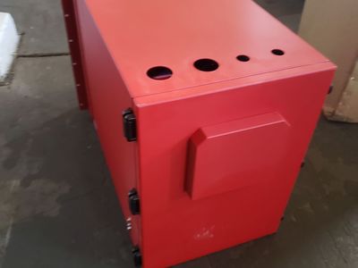 Wilson Connectivity Public Safety DAS / BDA NEMA-4 Wall-Mount Red Enclosure Cabinet