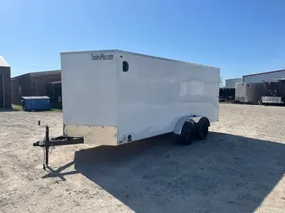 7x16 Interstate V-Nose Enclosed Cargo Trailer FREE INSPECTION