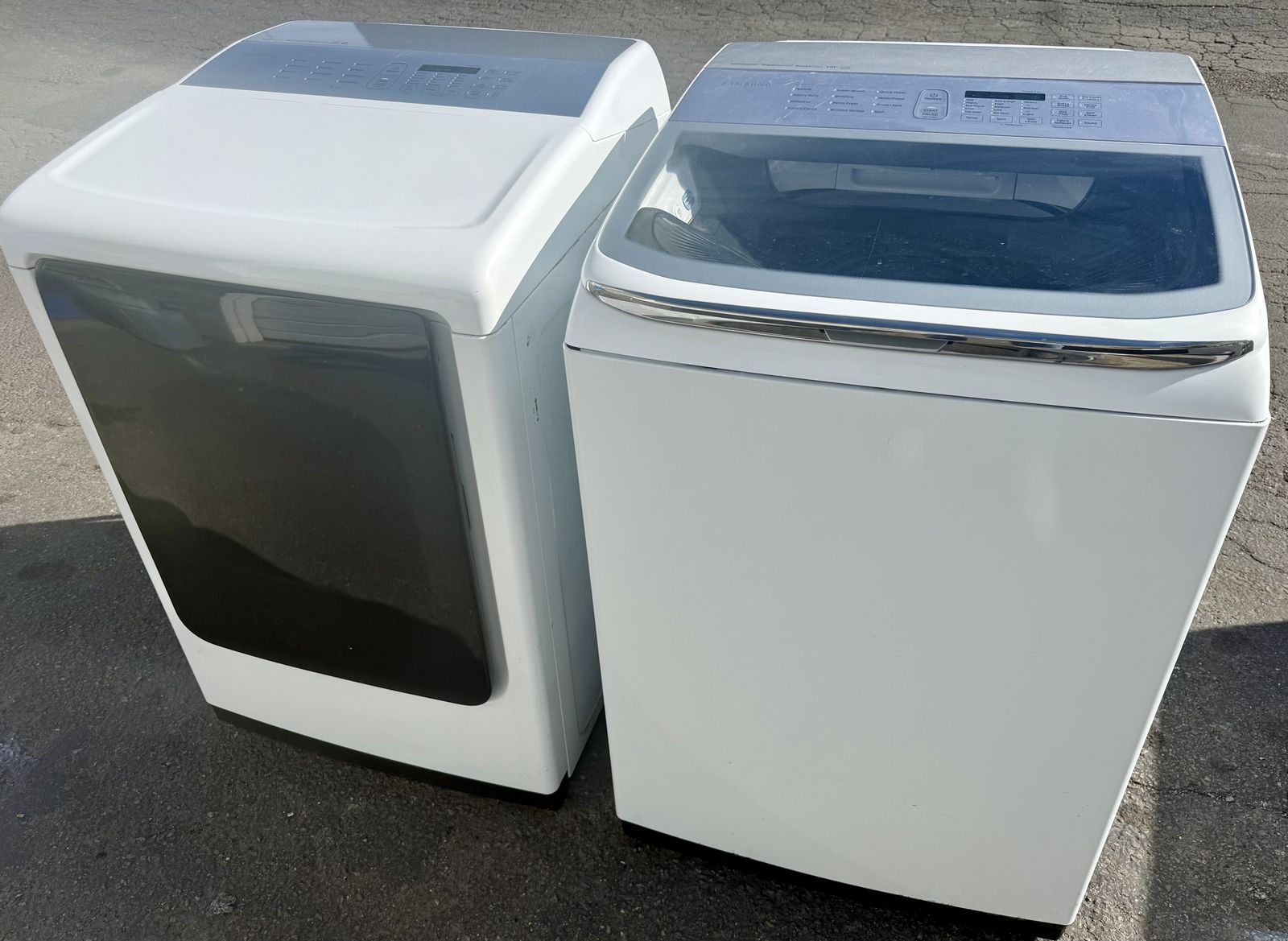 Samsung steam washer&dryer free delivery