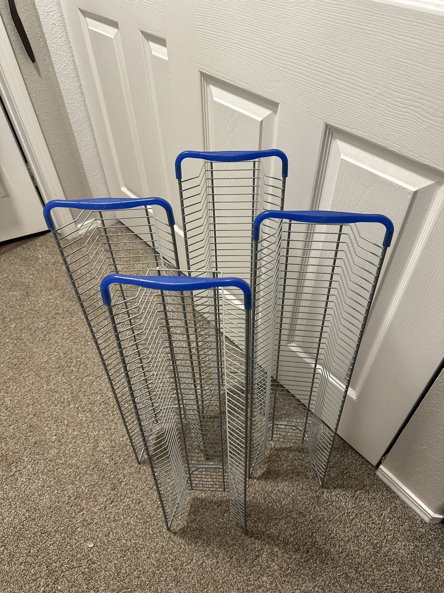Vintage CD Holder Wire Racks