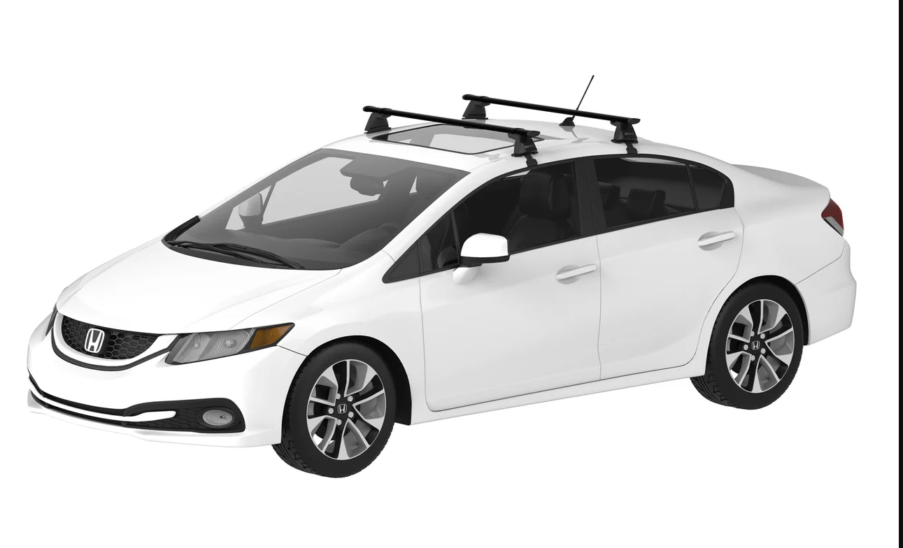 Yakima complete Set Roof Rack Crossbars, Rooftop Car, SUV, or Truck T-Slot Bars Compatible with StreamLine Tower