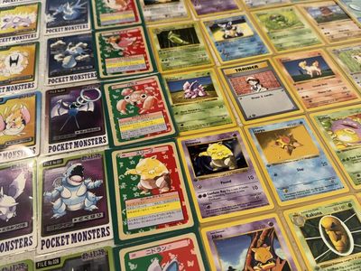 100 Vintage Pokémon Cards… “Everything 1st Edition shadowless” +HUGE collection of 1996 Japanese Pocket Monsters and more!