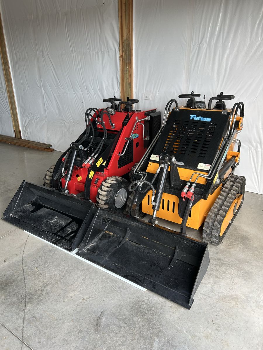 Bundle Deal for 2 Brand New Chinese Mini Skid Steers