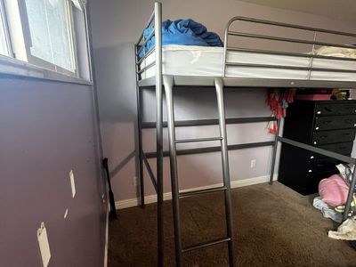 Used Ikea Metal Loft Bed