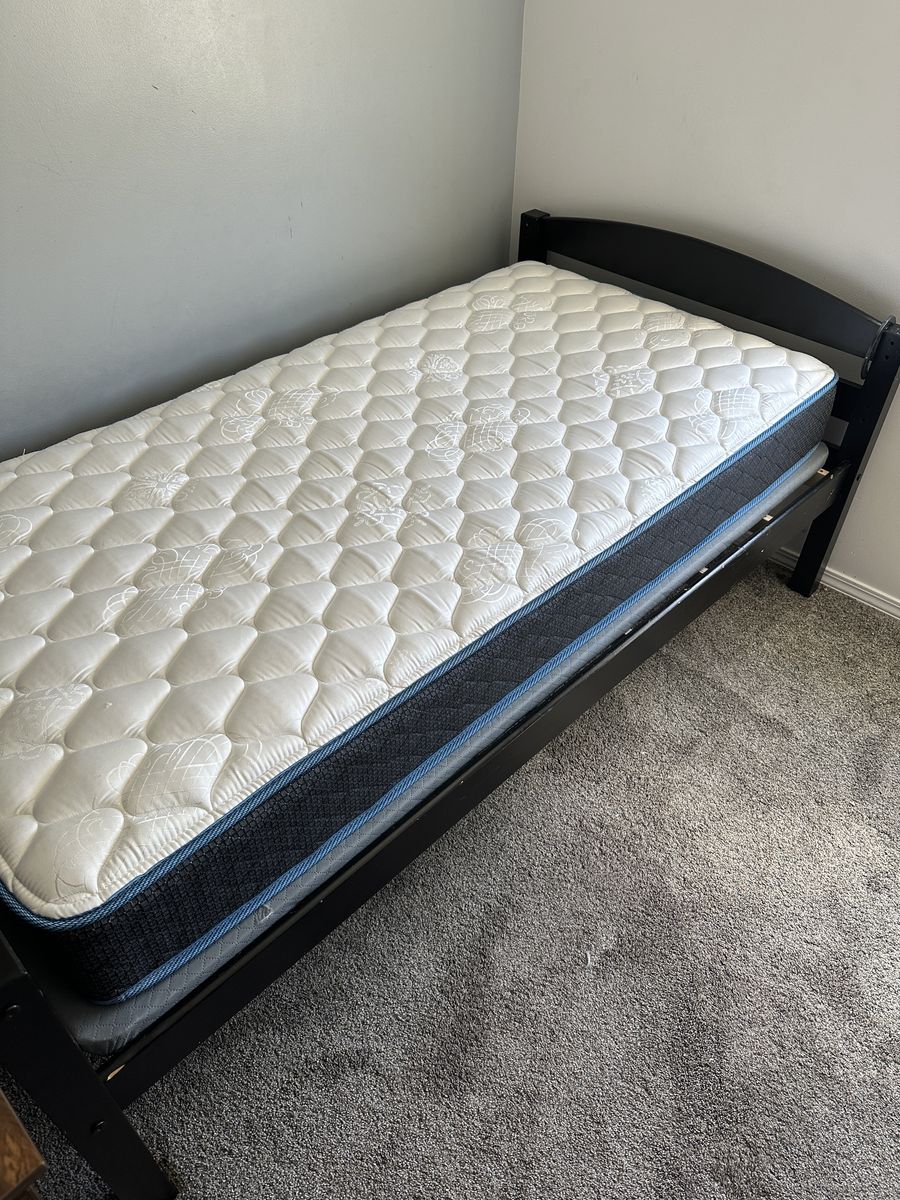 Twin Size Mattress + Bunkie Board