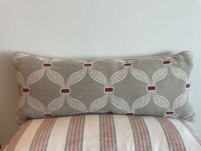 Custom Linen King Bedroom Accent Set — Shams + Bed Runner